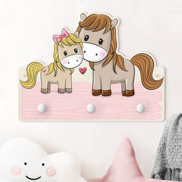 Wandkapstokken voor kinderen Horse Pony