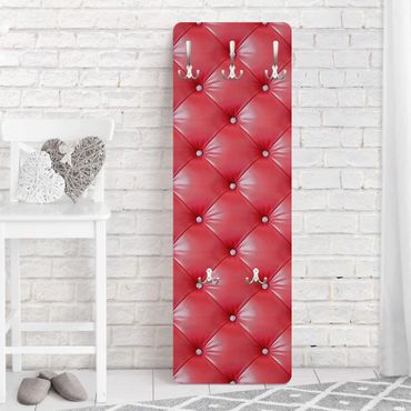 Wandkapstokken houten paneel Red Cushion