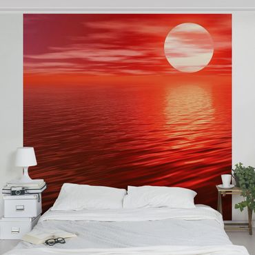 Fotobehang Red Sunset
