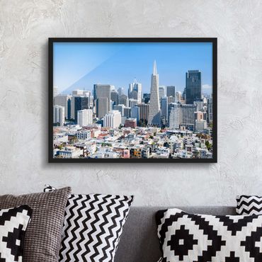 Ingelijste posters San Francisco Skyline