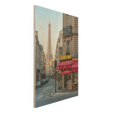 Houten schilderijen Streets Of Paris