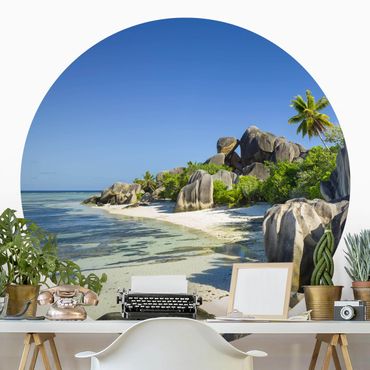 Behangcirkel Dream Beach Seychelles