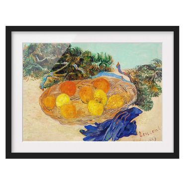 Ingelijste posters - Van Gogh - Still Life with Oranges