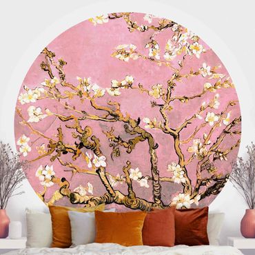 Behangcirkel Vincent Van Gogh - Almond Blossom In Antique Pink