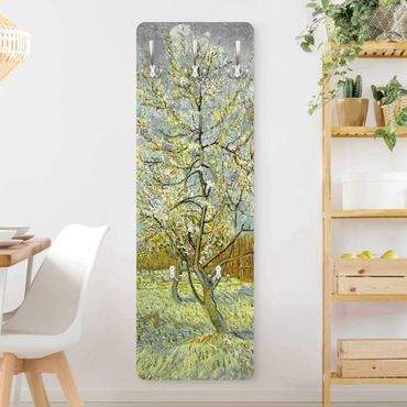 Wandkapstokken houten paneel Vincent van Gogh - Flowering Peach Tree