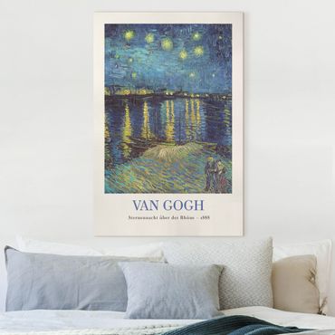 Canvas schilderijen - Vincent van Gogh - Starry Night - Museum Edition