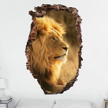 Muurstickers King Lion