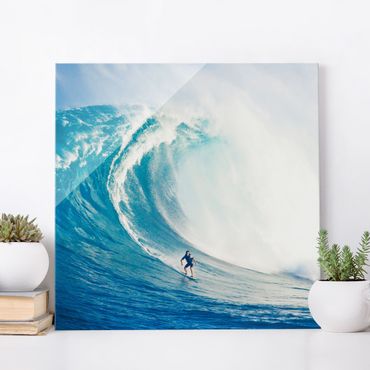Glasschilderijen - Wild Surfing