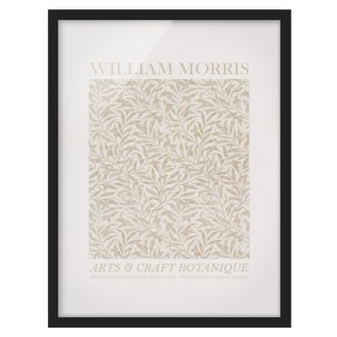 Ingelijste posters - William Morris - Willow Pattern Beige
