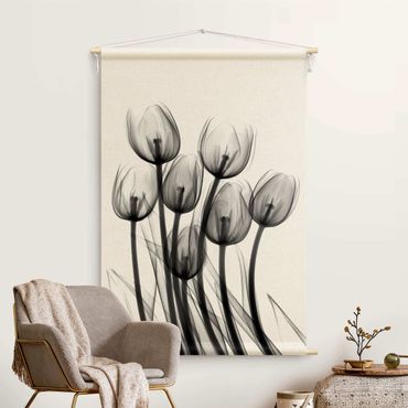 Wandtapijt - X-Ray - Tulips