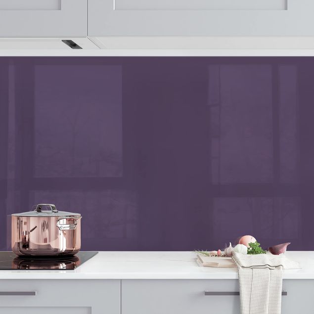 Achterwand voor keuken eenkleurig Red Violet