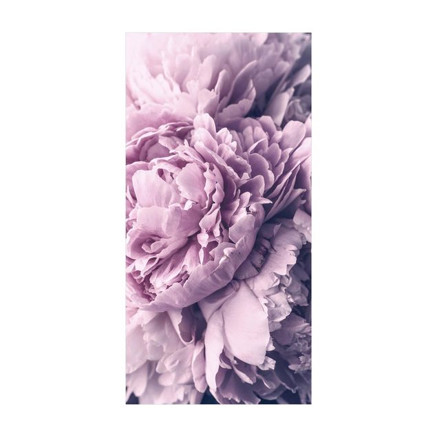 vloerkleden paars Purple Peony Blossoms