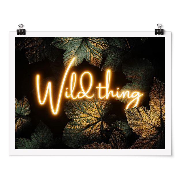 Posters Wild Thing Golden Leaves
