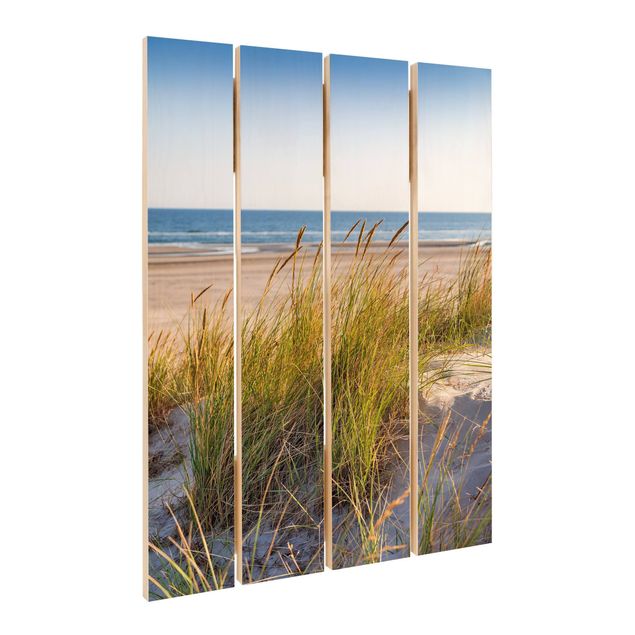 Houten schilderijen op plank Beach Dune At The Sea