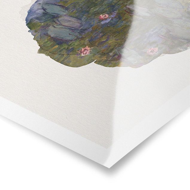 Posters WaterColours - Claude Monet - Water Lilies (Nympheas)