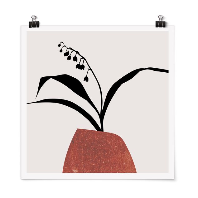 Posters Graphical Plant World - Lily Of The Valley