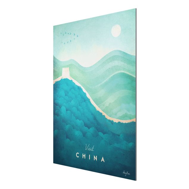 Aluminium Dibond schilderijen Travel Poster - China