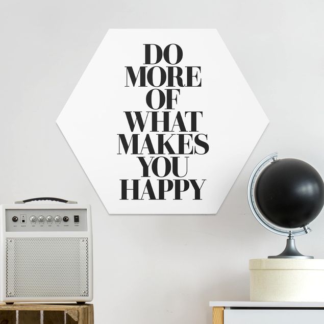 Hexagons Forex schilderijen Do More Of What Makes You Happy