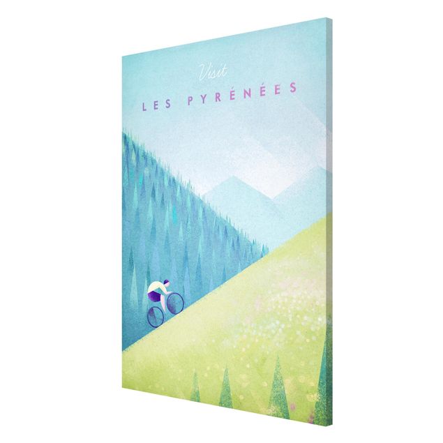 Magneetborden Travel Poster - The Pyrenees
