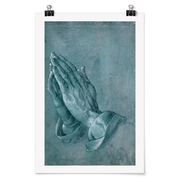 Posters Albrecht Dürer - Study Of Praying Hands
