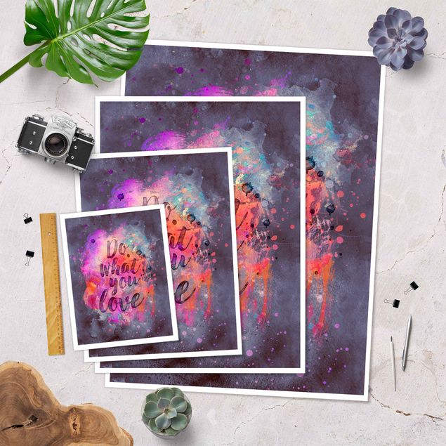 Posters Colourful Explosion Do What You Love