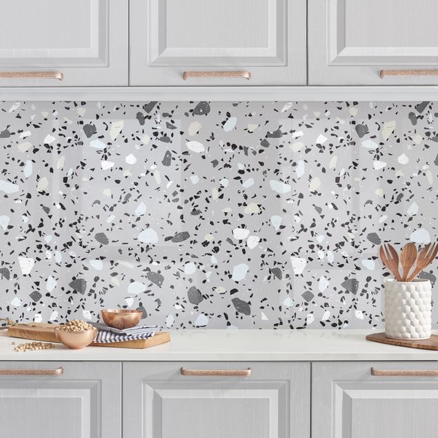 Achterwand voor keuken patroon Detailed Terrazzo Pattern Massa