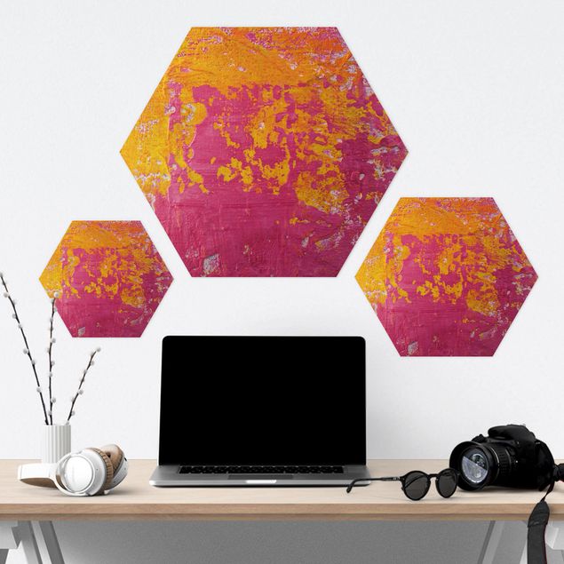 Hexagons Forex schilderijen The Loudest Cheer