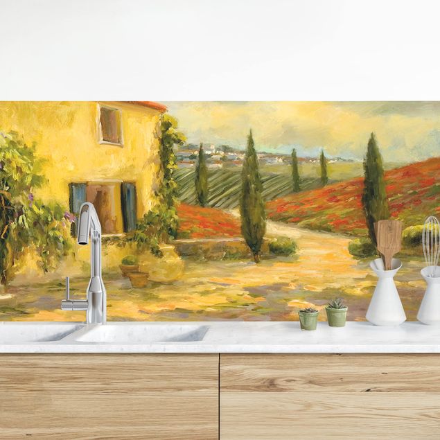 Achterwand voor keuken landschap Scenic Italy V