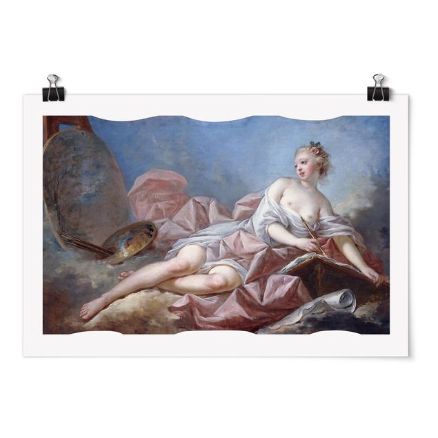 Posters Jean Honoré Fragonard - Personification of Painting