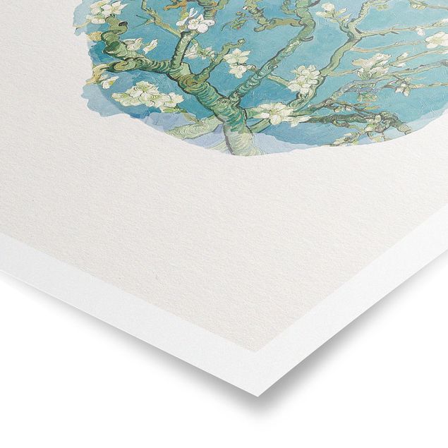 Posters WaterColours - Vincent Van Gogh - Almond Blossom
