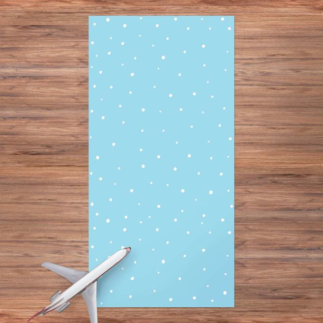 lopers Drawn Little Dots On Pastel Blue
