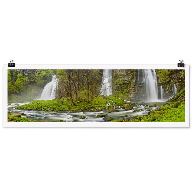 Posters Waterfalls Cascade De Flumen