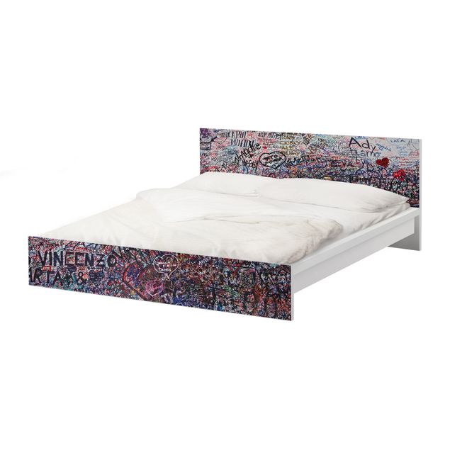 Meubelfolie IKEA Malm Bed Verona - Romeo & Juliet