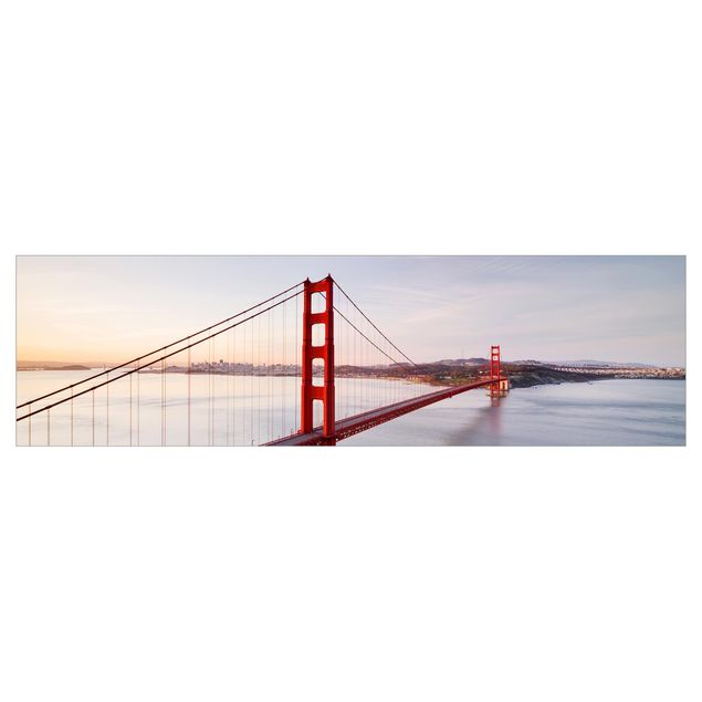 Keukenachterwanden Golden Gate Bridge In San Francisco