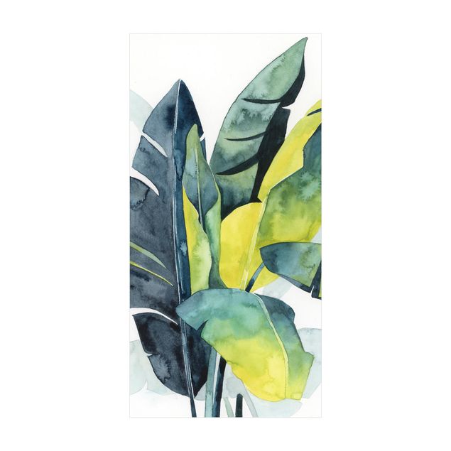 groen vloerkleed Tropical Foliage - Banana
