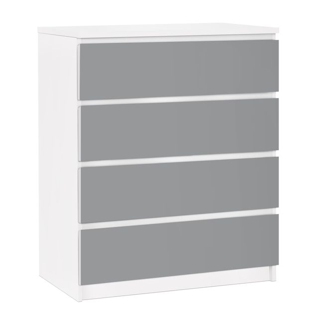 Meubelfolie IKEA Malm Ladekast Colour Cool Grey