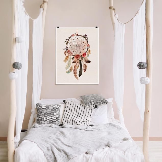Posters Dream Catcher With Beads