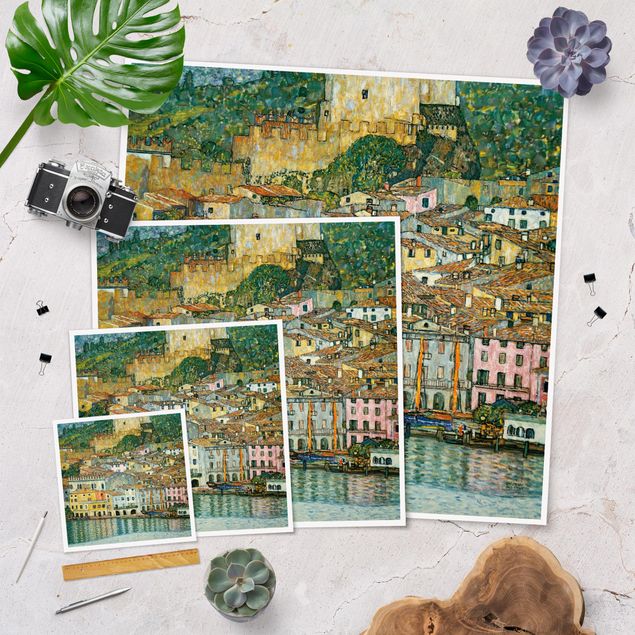 Posters Gustav Klimt - Malcesine On Lake Garda