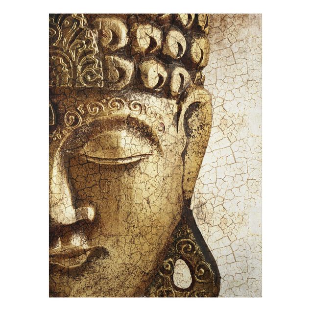 Aluminium Dibond schilderijen Vintage Buddha