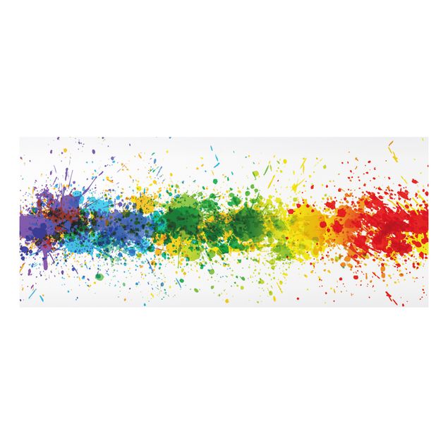 Forex schilderijen Rainbow Splatter