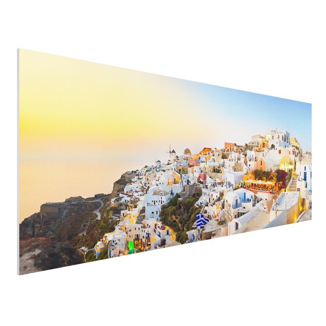 Forex schilderijen Bright Santorini