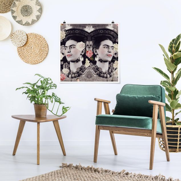 Posters Frida Kahlo - Flower Flood