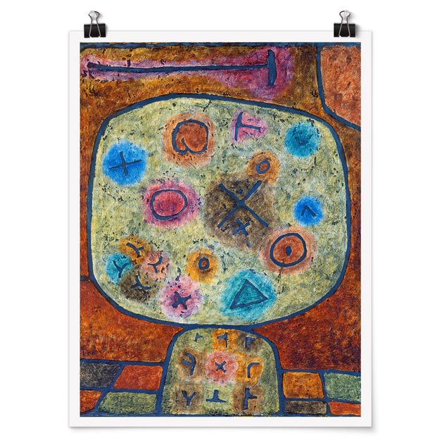 Posters Paul Klee - Flowers in Stone