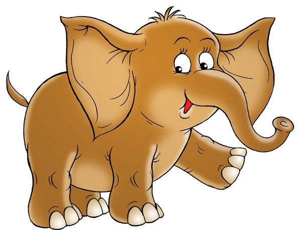 Muurstickers dieren No.10 Jolly Elephant