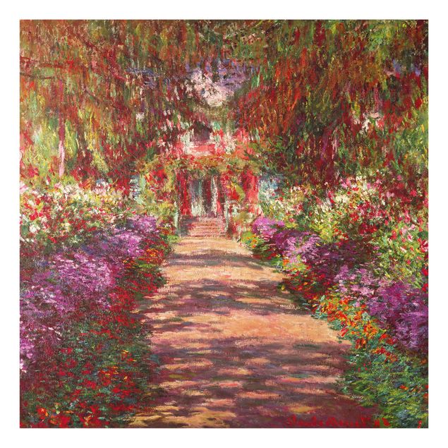 Spatscherm keuken Claude Monet - Path In Monet's Garden At Giverny