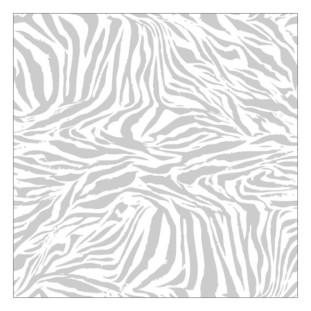 Meubelfolie IKEA Lack Tafeltje Zebra Design Light Grey Stripe Pattern