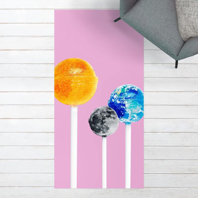 balkon tapijt Lollipops With Planets