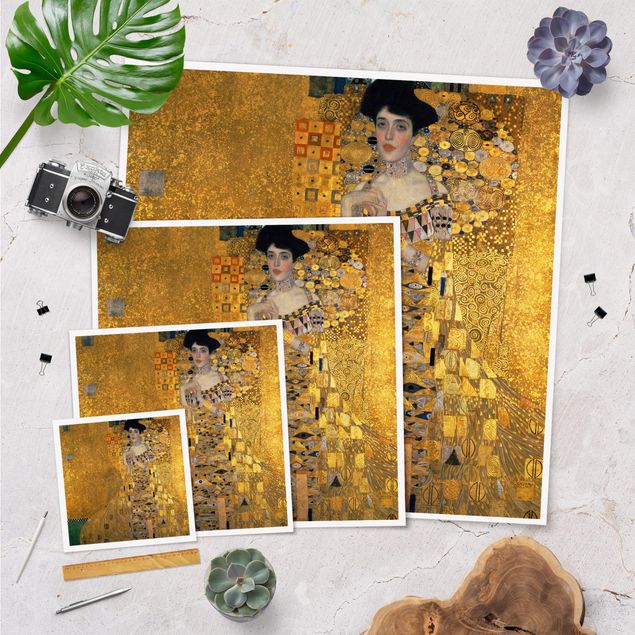Posters Gustav Klimt - Portrait Of Adele Bloch-Bauer I