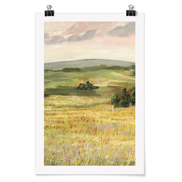 Posters Meadow In The Morning I