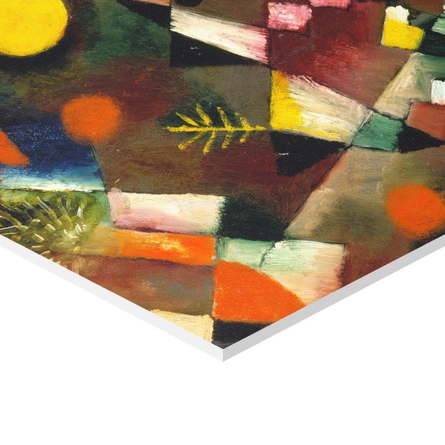 Hexagons Forex schilderijen Paul Klee - The Full Moon